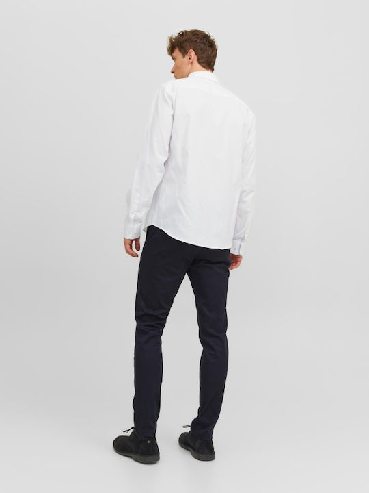 Long-sleeved Cotton Shirt White