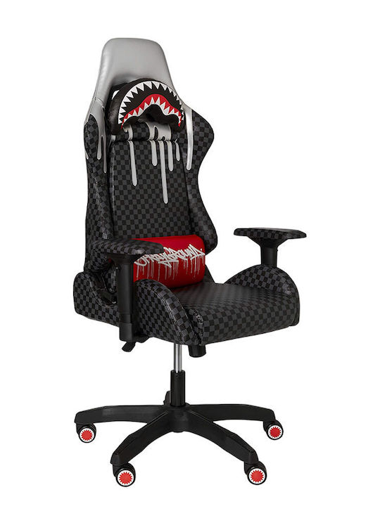 Sprayground Drips Shark Καρέκλα Gaming Δερματίνης με Ρυθμιζόμενα Μπράτσα Μαύρη