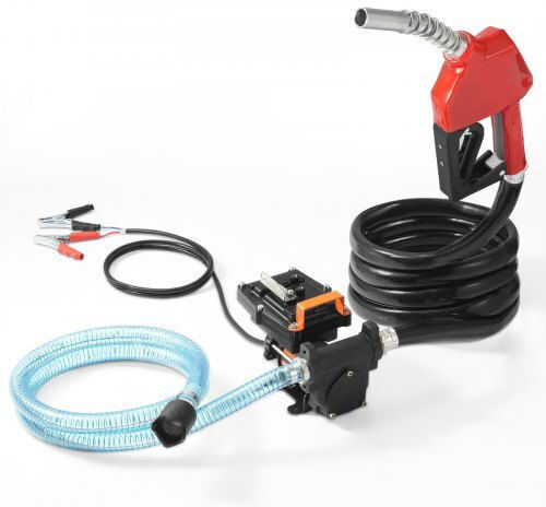Pompa de Transfer Combustibil Vevor 12v 15 Gpm 1/4 Cp Duza Automată de Ulei Fbbmg15gpm14e8ruqv9