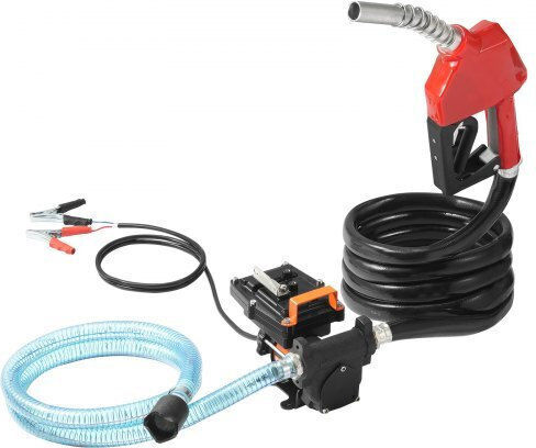 Pompa de Transfer Combustibil Vevor 12v 15 Gpm 1/4 Cp Duza Automată de Ulei Fbbmg15gpm14e8ruqv9