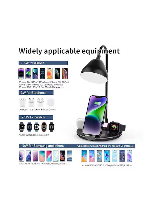 LED Lumină de Birou în Culoarea Negru