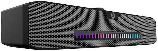 HP DHS-4200 Ηχεία Υπολογιστή 2.0 με Bluetooth και Ισχύ 6W σε Μαύρο Χρώμα