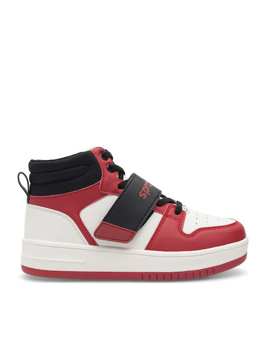 Kids Sneakers High Red