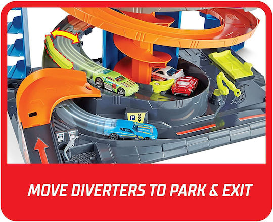 Hot Wheels City Mega Garage Playset Garage for 4+ Years