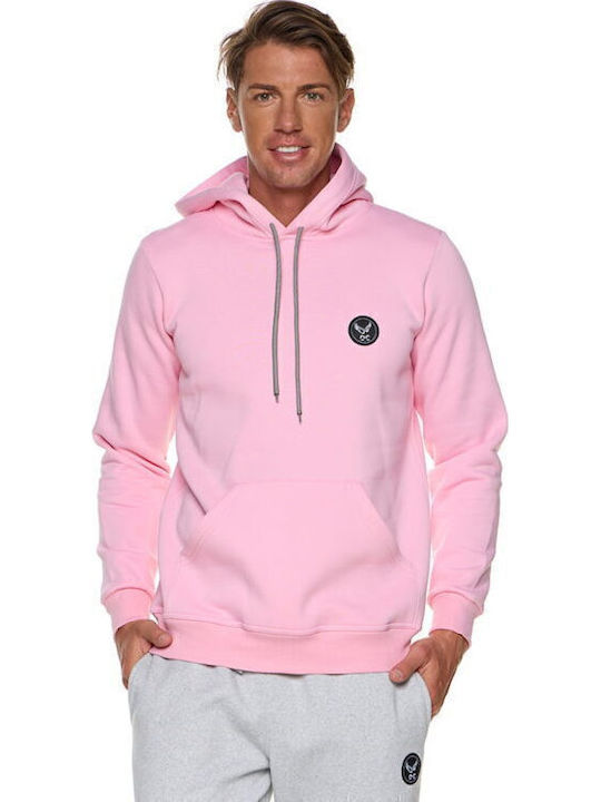 Φούτερ με Κουκούλα Pink