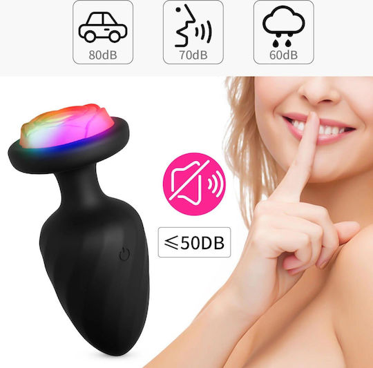 Power Escorts Party Plug Remote Plug Black Usb Rechargeable 10 Functions