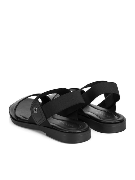 Women's Flat Sandals in Black Color
