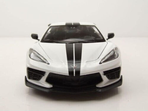 Maisto Special Edition Car 2020 Chevrolet Corvette Stingray Coupe White Scale 1:24 for 3+ Years