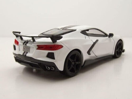 Maisto Special Edition Car 2020 Chevrolet Corvette Stingray Coupe White Scale 1:24 for 3+ Years