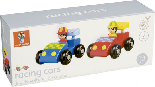 Orange Tree Toys Racing Cars Σετ Αυτοκινητάκια για 3+ Ετών