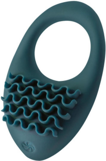 Rechargeable Vibro Cockring Pure Passion Stellar Green