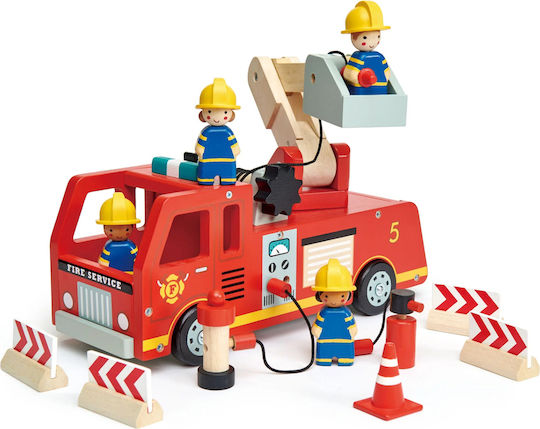 Tender Leaf Toys Fire Engine Αυτοκινητάκι για 3+ Ετών