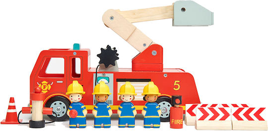 Tender Leaf Toys Fire Engine Αυτοκινητάκι για 3+ Ετών