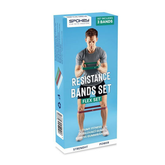 Spokey Flex Mini Loop Bands Σετ 3τμχ Πολύχρωμα