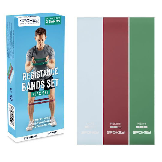 Spokey Flex Mini Loop Bands Σετ 3τμχ Πολύχρωμα