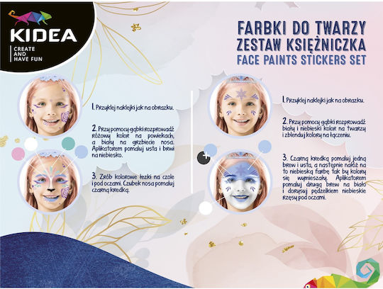Karneval Face Painting 15gr Mehrfarbig 4Stück