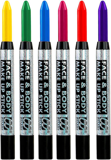 Face Painting de Carnaval pentru Halloween 3.5ml Portocaliu 24buc