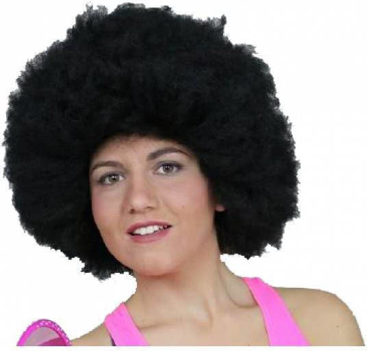 Afro Wig Black Carnival Wig Hippie Afro Brunette