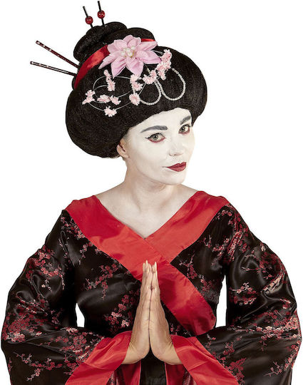 Geisha Carnival Wig Afro Brunette
