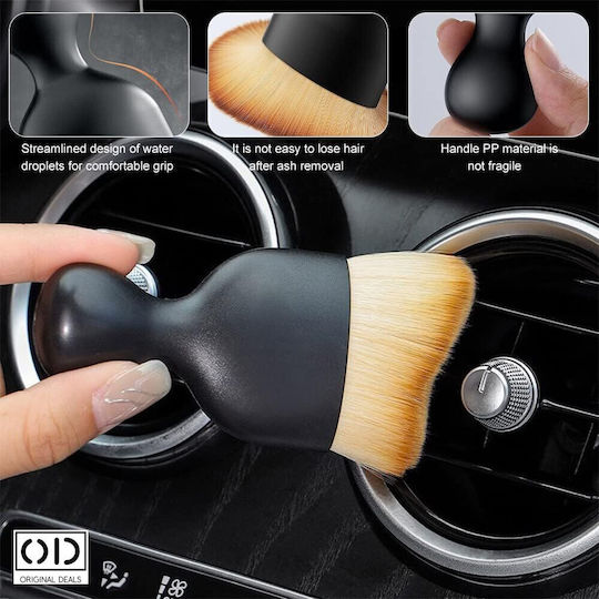 Professioneller Feinpinsel zur Reinigung und Staubentfernung von Autos, Autoaufbereitung, kompatibel mit Reinigungselektronik, Schwarz, Originalangebote