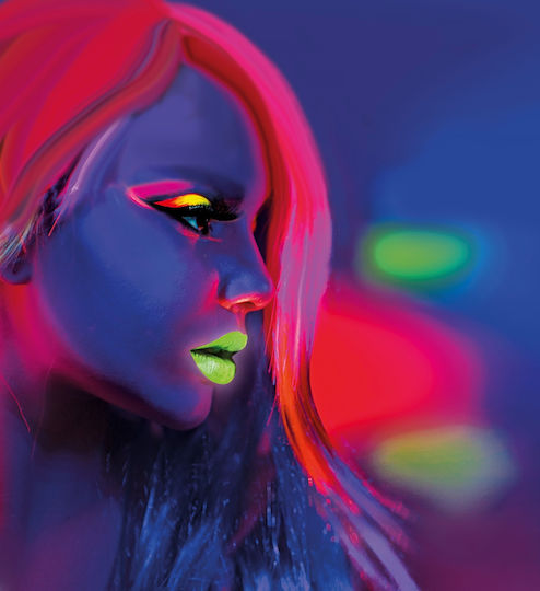 Αποκριάτικο Face Painting Ροζ