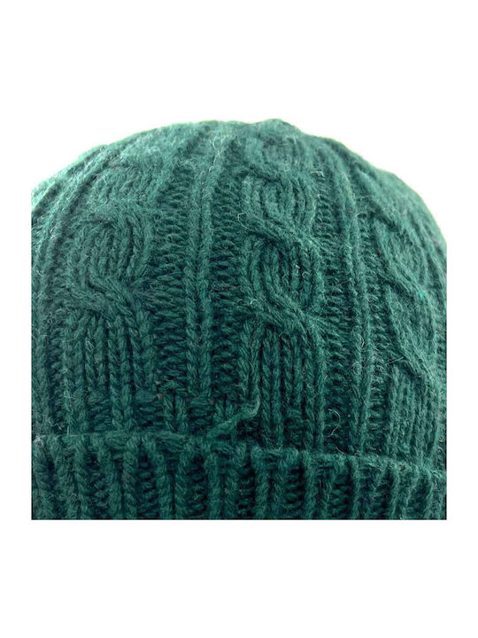 Beanie Unisex Beanie Gestrickt in Grün Farbe
