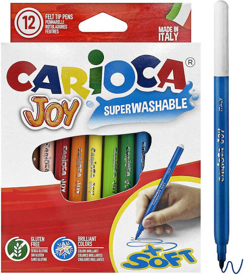 Carioca Joy Lavabili Markere de Desen 2.6mm Set 12buc