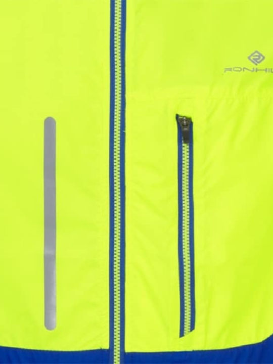 Sleeveless Jacket Waterproof Yellow-blue