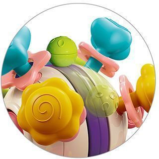 Babyono Beißspielzeug für das Zahnen BPA-frei aus Silikon für 0 m+