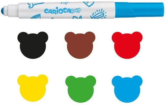 Carioca Baby Jumbo Markere de Desen Set 6buc