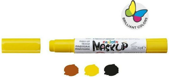 Carnival Face Painting Brown/Yellow/Black 3pcs