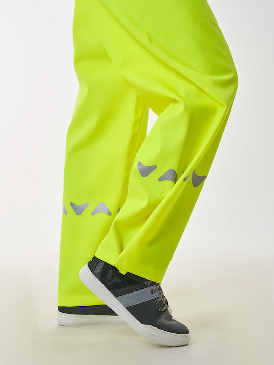 Anorak Way R Ανδρικό Αδιάβροχο Παντελόνι Μηχανής Fluo Yellow