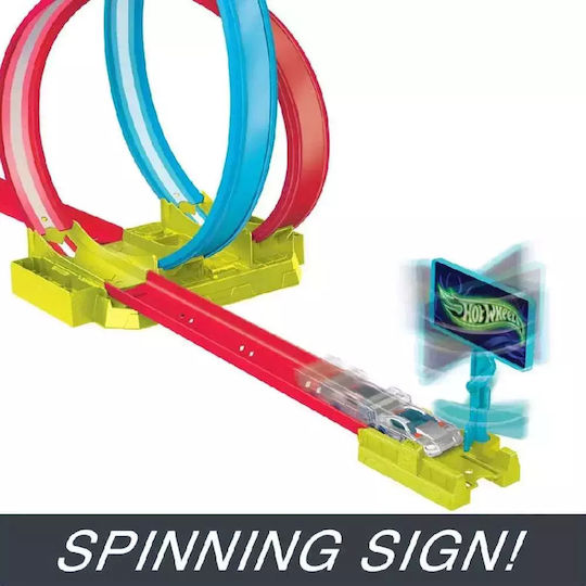 Hot Wheels Stunt Πίστα Neon Speeders Laser Stunt Slamway για 4+ Ετών