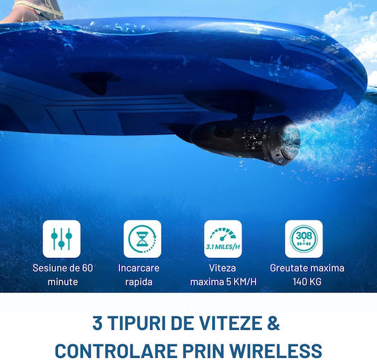Stermay M1 Seascooter Subacvatic Cu Viteză Maximă 5km/h Autonomie A Bateriei 60min Și Greutate 2.5kg