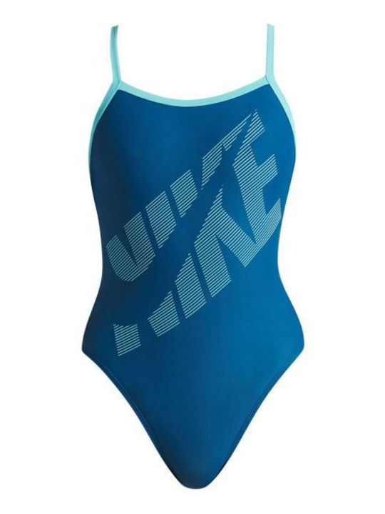 Sport-Badeanzug Blau