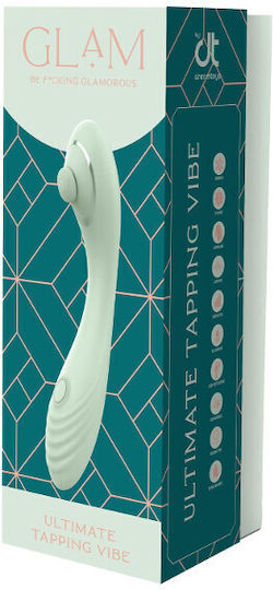 Dream Toys Ultimate Tapping Clitoral Vibrator 23cm Light Blue