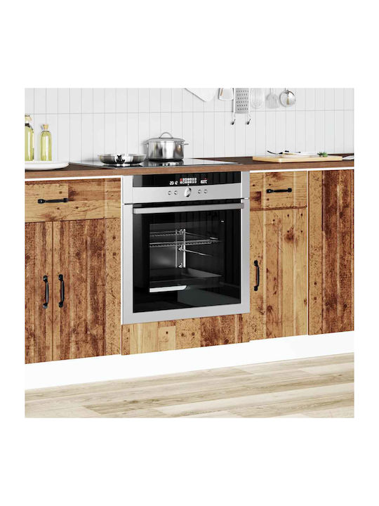 Lucca Lower Oven Cabinet Old Wood 60x46x81.5pcs