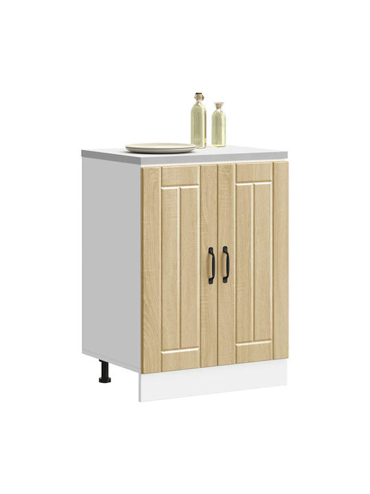 Lucca Dulap pentru Chiuvetă Sonoma Oak 60x46x81.5buc