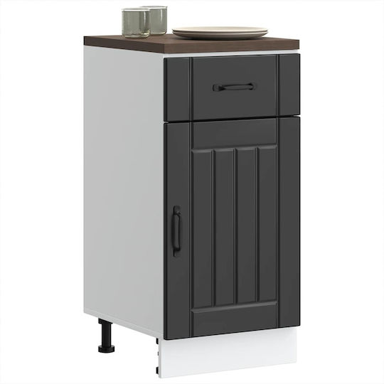 Lucca Dulap pentru Chiuvetă Negru 40x46x81.5buc