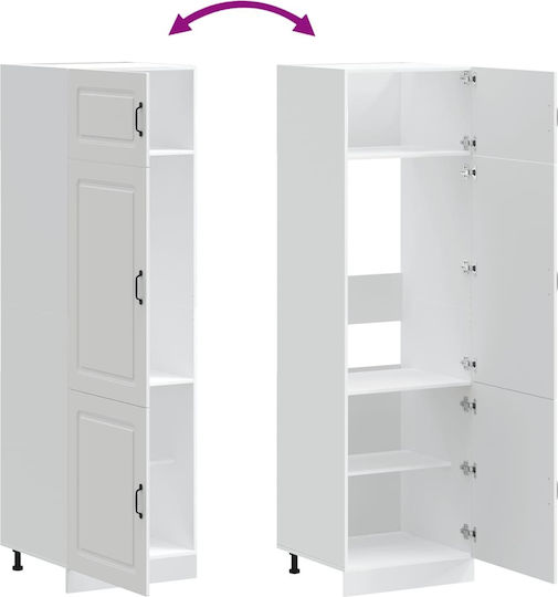 Kalmar Кухненска Колона Бял 60x57x207бр
