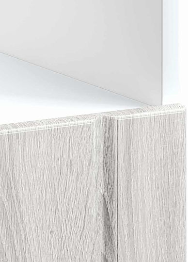Lucca Dulap Inferior pentru Cuptor Gray Sonoma 60x46x81.5buc