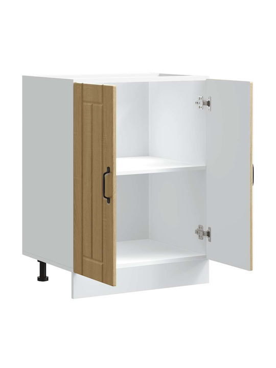 Lucca Dulap pentru Chiuvetă Sonoma Oak 60x46x81.5buc