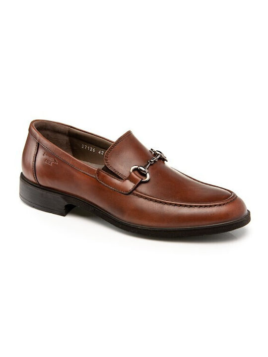 Boxer Men's Leather Loafers Tabac Brown