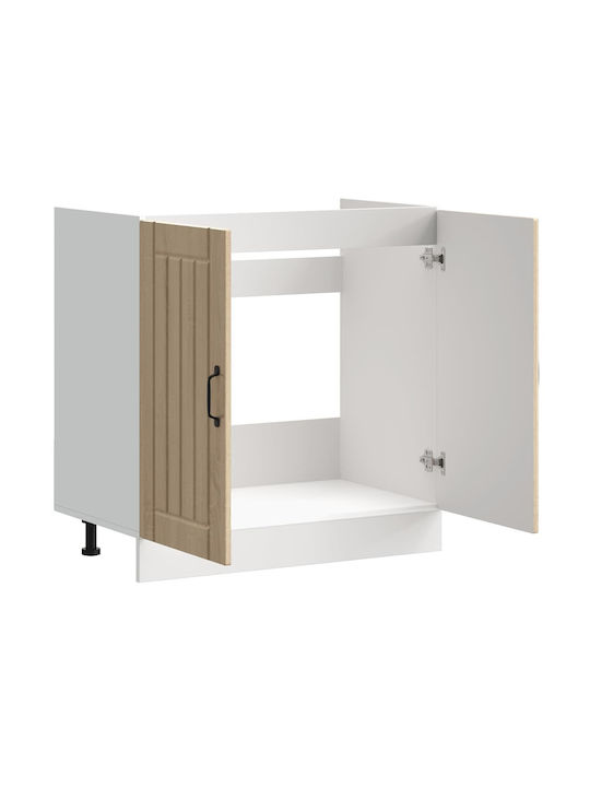 Lucca Sink Cabinet Sonoma Oak 80x46x81.5pcs