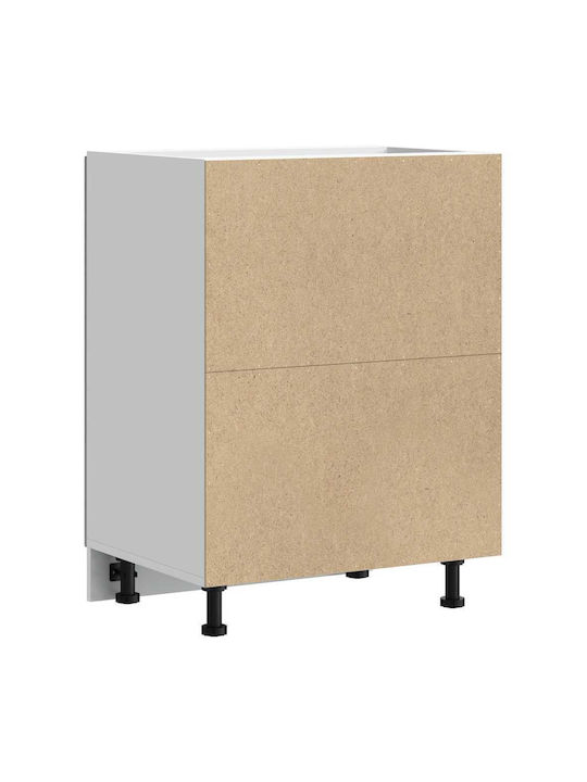 Lucca Spülbeckenschrank Grey 60x46x81.5Stück