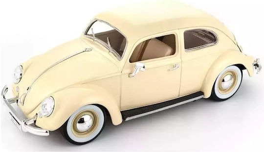 Bburago Volkswagen Car Kafer-Beetle (1955) Beige 1:18 for 3+ Years