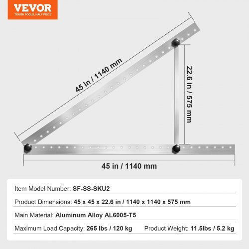 Vevor Zubehör montieren KDJSJJ45YC00H0YBOV0 2Stück
