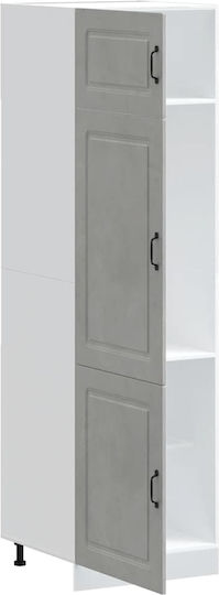 Kalmar Кухненска Колона Сив 60x57x207бр