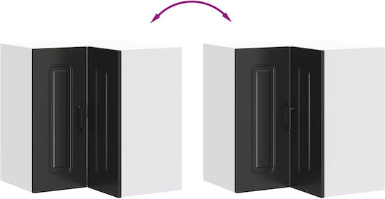 Kalmar Eckschrank Wand Black 57x57x60Stück