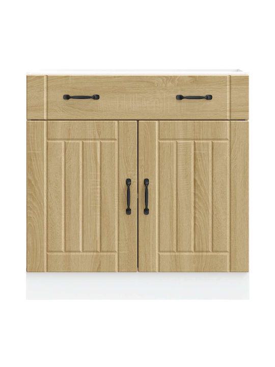 Lucca Sink Cabinet Oak Sonoma 80x46x81.5pcs